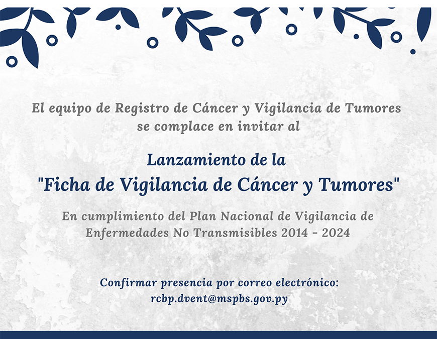 Paraguay contará con «Ficha de vigilancia de cáncer y tumores»