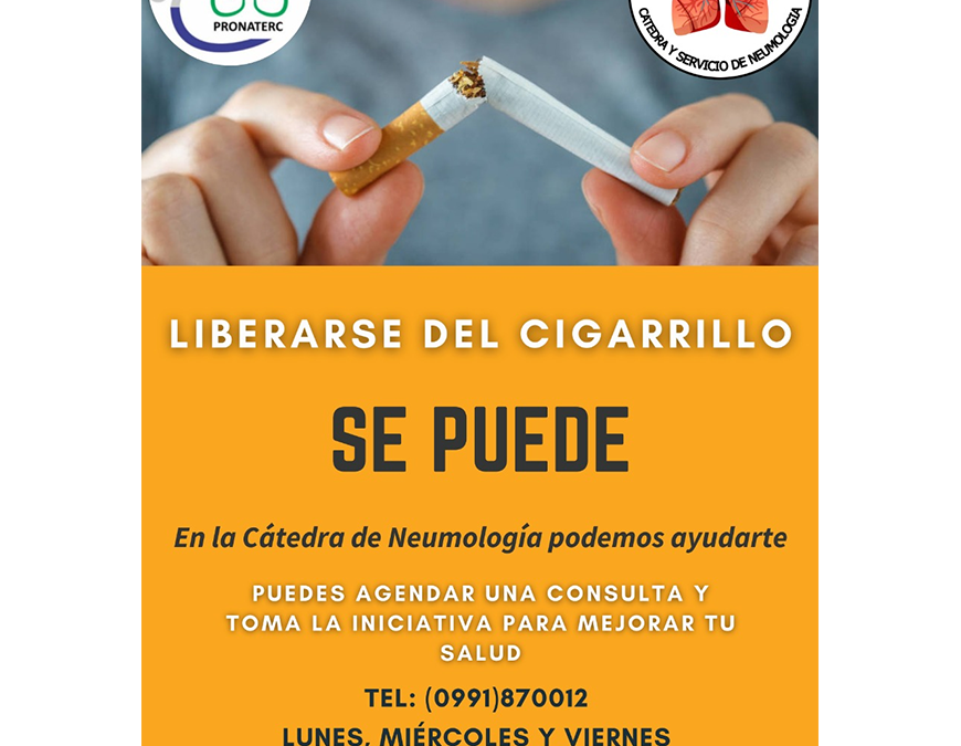 Si querés liberarte del cigarrillo, te ayudamos
