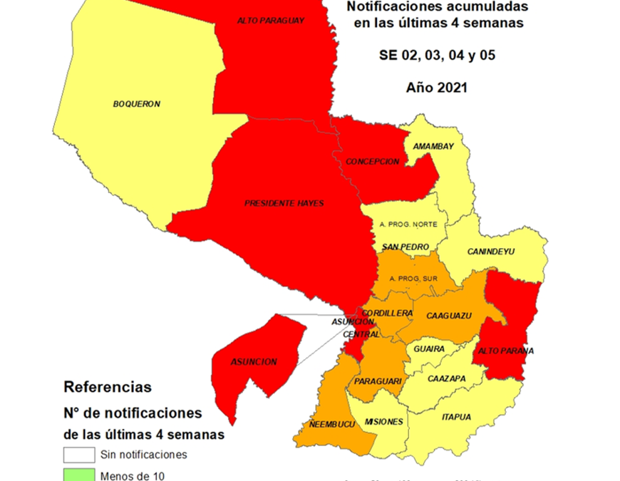 Suman 94 los casos de dengue