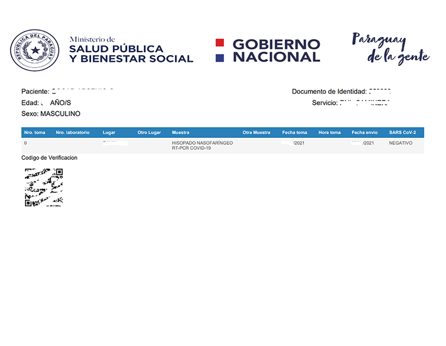 Viajeros intentaron pasar controles con pruebas COVID-19 adulteradas