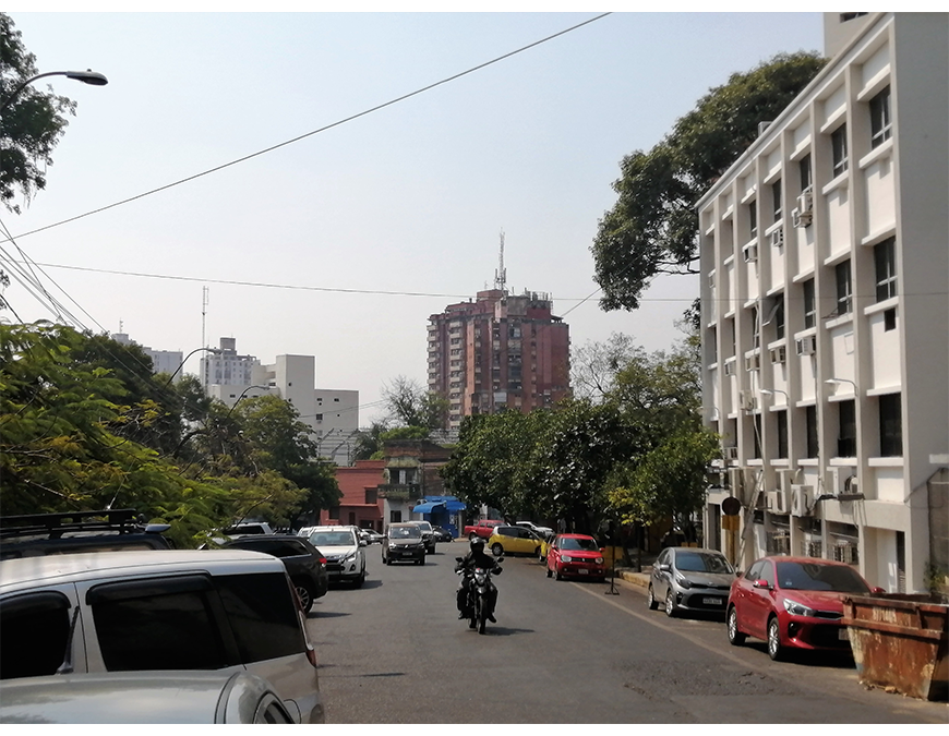 Asunción con calidad de aire insalubre