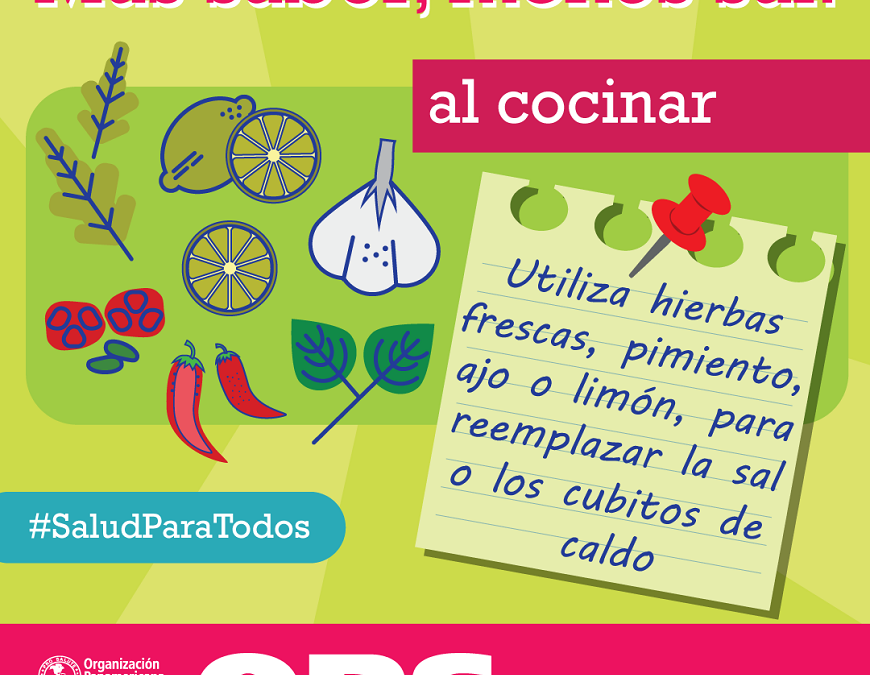 ¡Cuidado! exagerar con la sal pone en riesgo tu salud