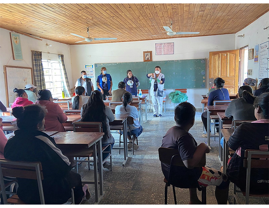 Paraguay inicia vigilancia de geohelmintiasis y teniasis spp en escolares
