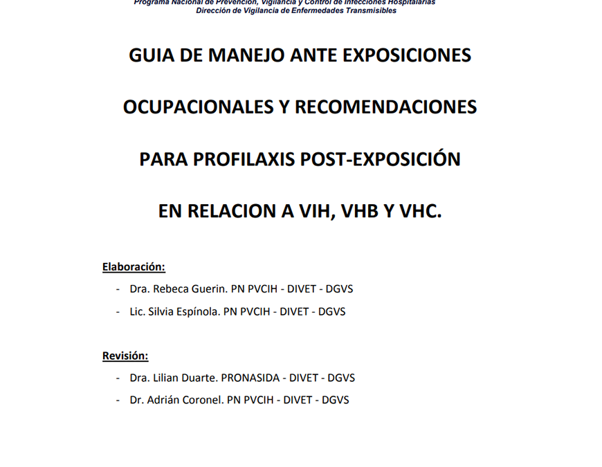 Qué hacer si sufre un accidente cortopunzante o está expuesto a sangre y otros fluidos durante la asistencia sanitaria