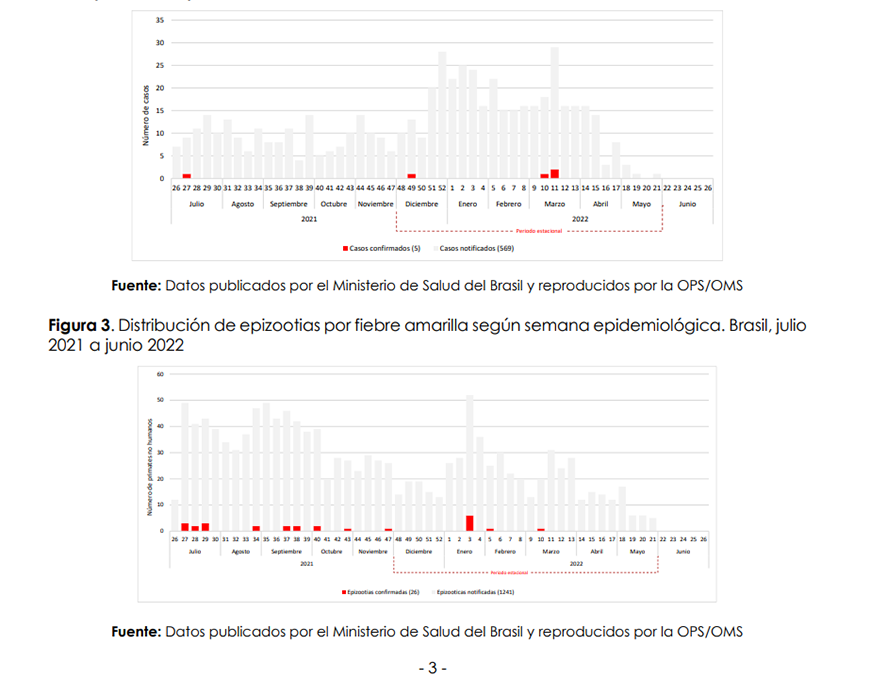Se activa alerta epidemiológica por fiebre amarilla