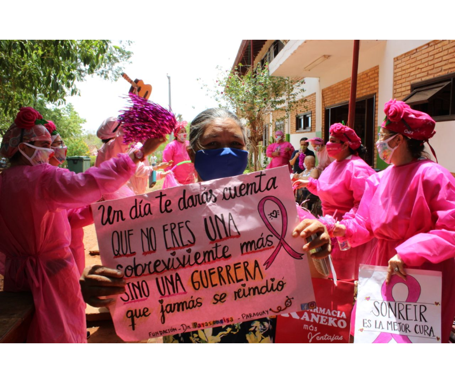 Caravana albirrosa llega a hospitales para dar alegría y esperanza a las guerreras por la vida – 27-10-2020