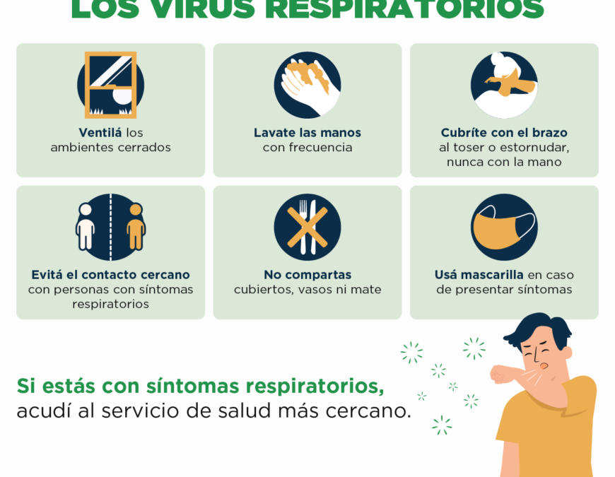 Frente al aumento de virus respiratorios, intensificar medidas de prevención para impedir contagios
