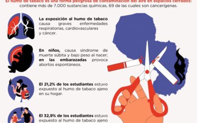 Humo de tabaco, una forma peligrosa de contaminación del aire en espacios cerrados