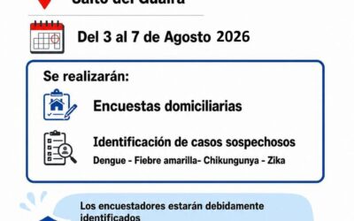 Encuesta sobre fiebre amarilla y otras enfermedades transmitidas por mosquitos en Salto del Guairá