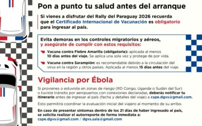 Viví el Rally del Paraguay de forma segura: recomendaciones para cuidar tu salud y seguridad