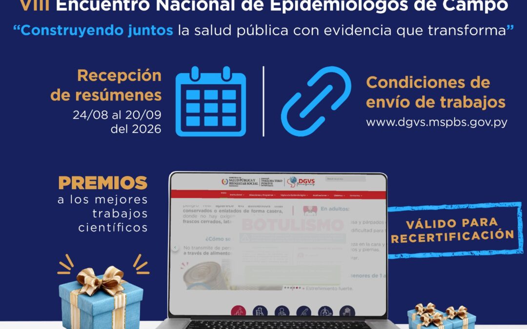 Muestra Nacional de Epidemiología: convocatoria abierta para presentación de resúmenes