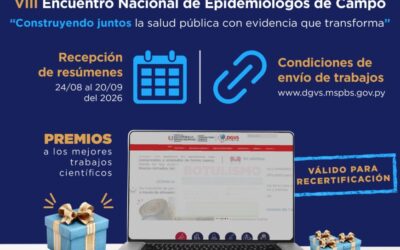 Muestra Nacional de Epidemiología: convocatoria abierta para presentación de resúmenes
