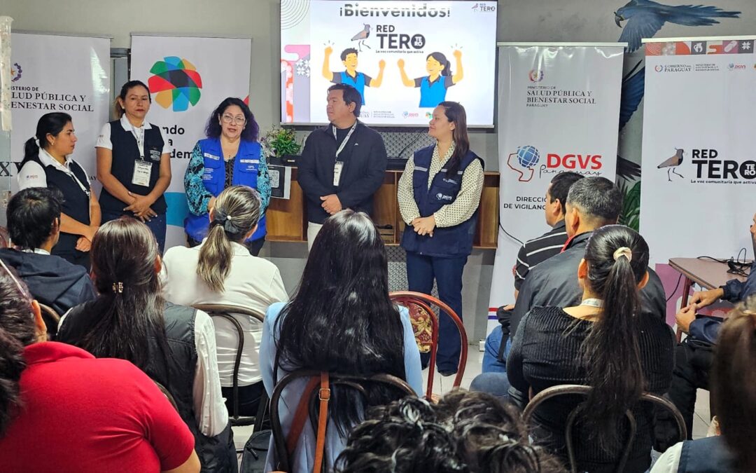Alto Paraguay fortalece sistema de alerta temprana con capacitación de 48 profesionales de Red Tero Tero
