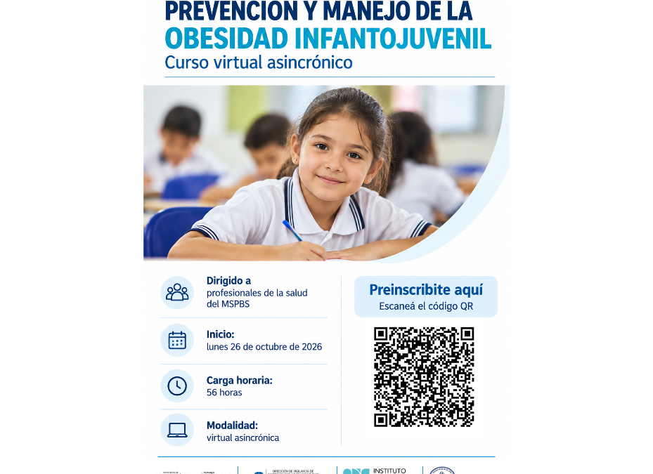 Salud lanza curso virtual para fortalecer la prevención y el manejo de la obesidad infantojuvenil